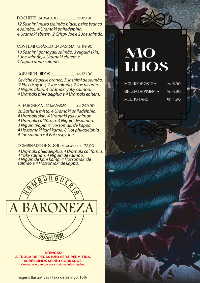 Menu A Baroneza - Hamburgueria E Sushi Bar-4